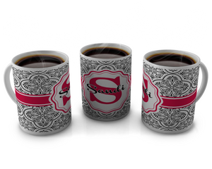Monogram Coffee Mug Design 56