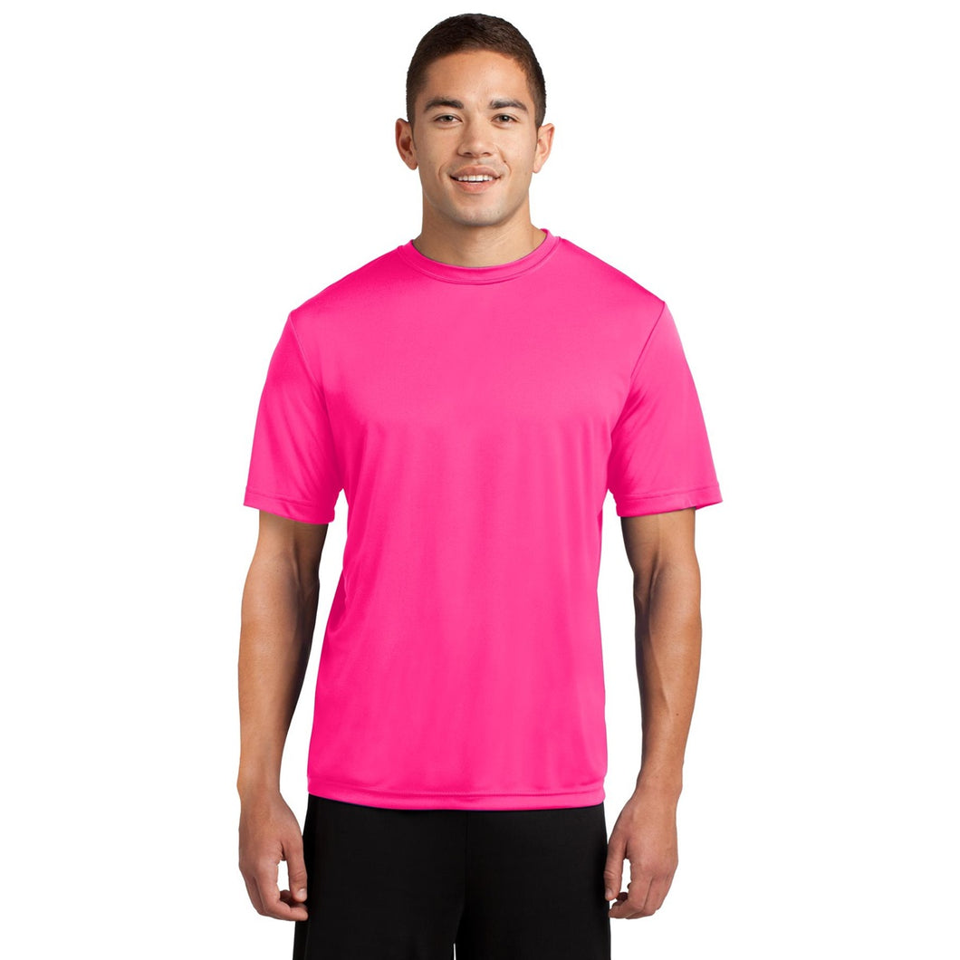 sport tek neon pink Safety shirts