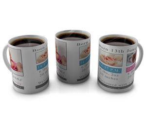 Birth Announcement Coffee mug Design 17