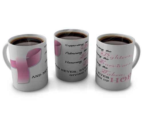 Breast Cancer Awareness Coffee mugs Design # 8