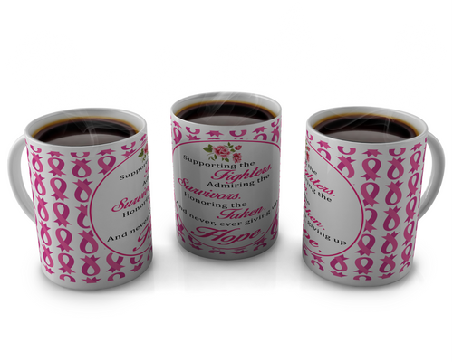 Breast Cancer Awareness Coffee mugs Design # 4