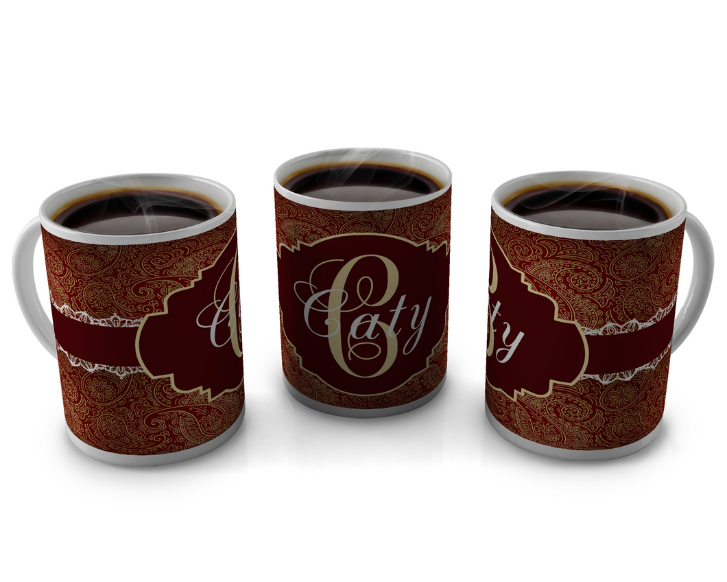 Monogram Coffee Mug Design 62