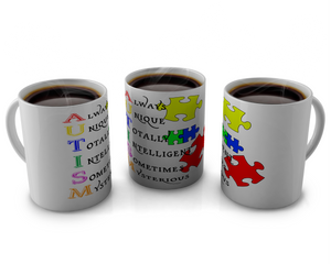autism Awareness, coffee cup ,shirt