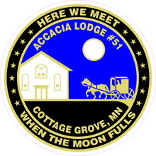 Load image into Gallery viewer, Accacia Lodge # 51 Sticker