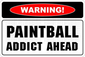 PAINTBALL AND AIRSOFT FULL COLOR EXTERIOR ALUMINUM SAFETY SIGNS